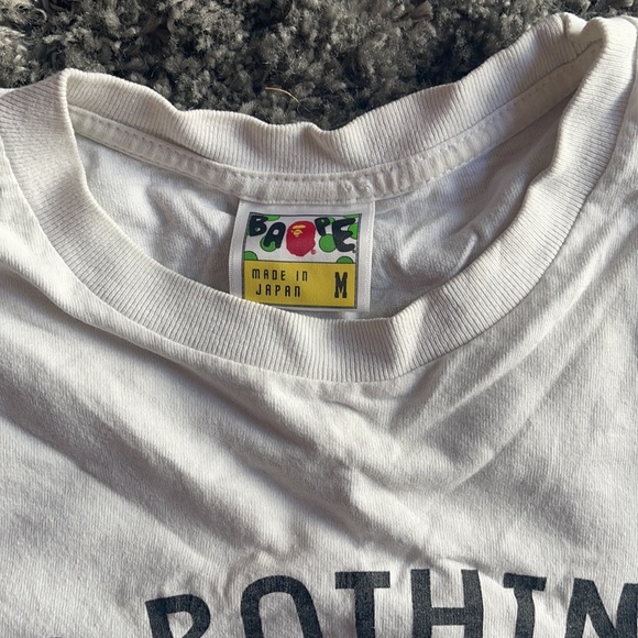 BAPE Unisex White Tee - Picture 2 of 2